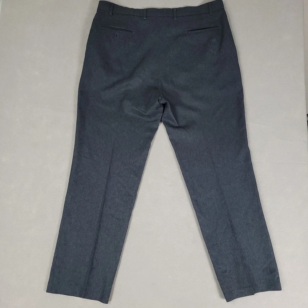 Vintage Levi Strauss Action Slacks Men 40x32 Blue Gray Straight Fit Trousers USA